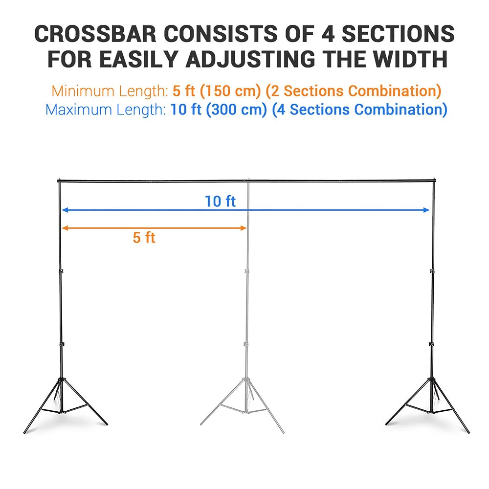 Yescom 10'x7' Adjustable Photography Background Support